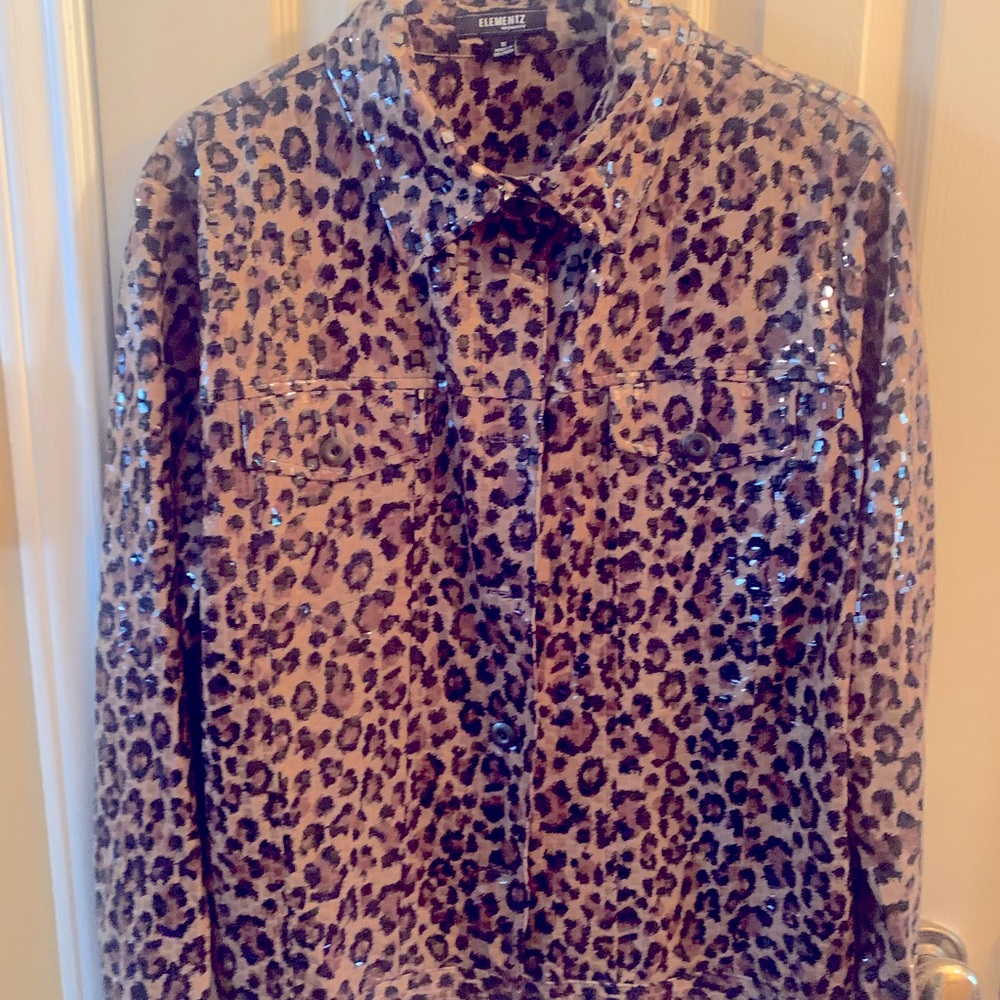Light animal sequence evening jacket